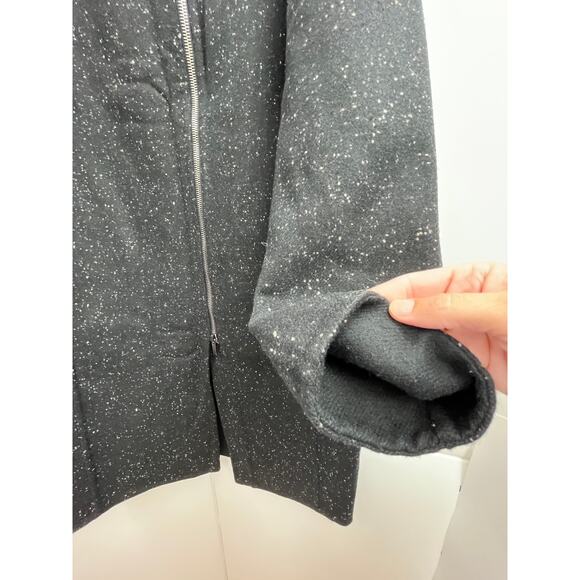 Nordstrom Signature & Caroline Issa Odette 100% Virgin Wool Coat Large - Picture 4 of 10